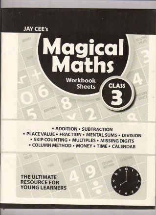 JayCee Magical Math Work book Sheet Class III